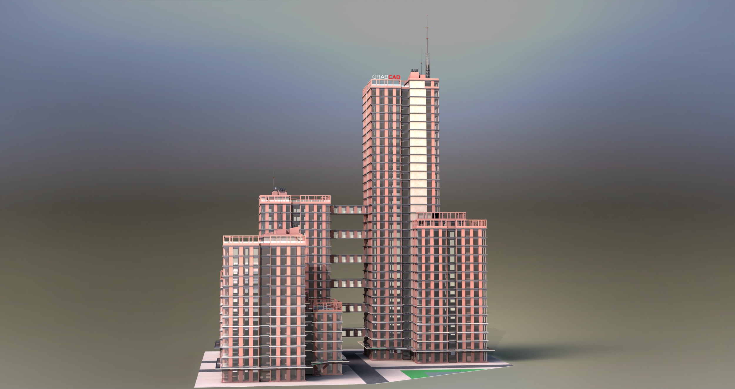 办公室, grabcad, 建筑物